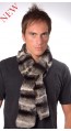 Rex Chinchilla Fur Scarf